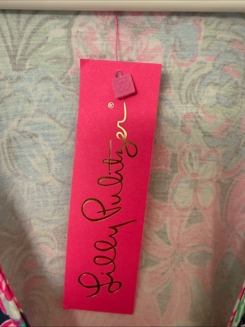 Lilly Pulitzer NWT Brantley Midi Wrap Dress Always Be Blooming - Picture 4 of 8